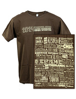 2024 Countries T-Shirt  Brown