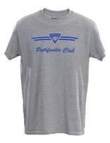 Camiseta de Conquistadores |  Gris con logo Azul