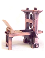 Printing Press Pencil Sharpener