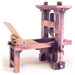 Die Cast Miniature Printing Press