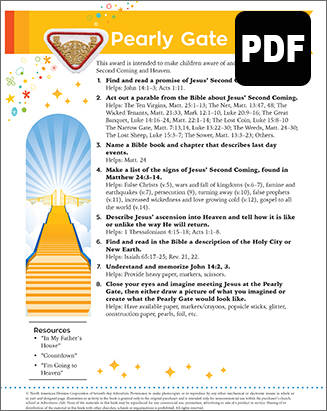 Helping Hand Pearly Gates Award - PDF Download