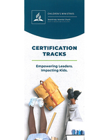 Children's Ministries Certification Tracks Brochure