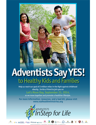 Adventists InStep for Life Poster
