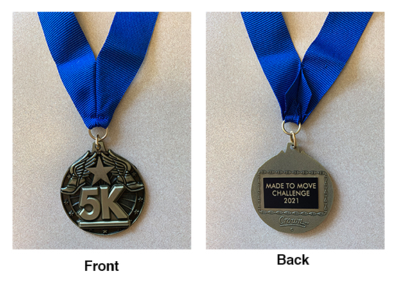 Made to Move 5K Medal 2021
