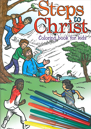 Steps to Christ Coloring Book for Kids