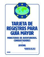 Tarjeta de Registro de Guía Mayor (Español)