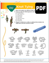 Helping Hand Knot Tying Award - PDF Download