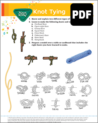 Helping Hand Knot Tying Award - DL