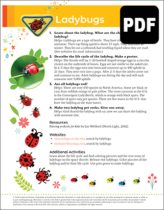 Sunbeam Ladybugs Award – PDF Download