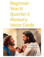 Alive in Jesus Memory Verse Cards Beginner Year A Quarter 2 (Set of 12)