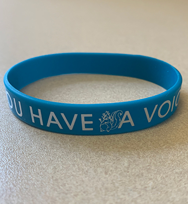 You Have a Voice Wrist Band