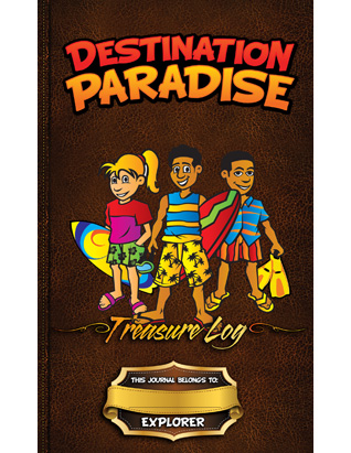 Destination Paradise VBS - Treasure Log & Stickers (set of 10)