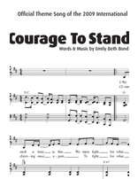 Courage to Stand Sheet Music - Downloadable