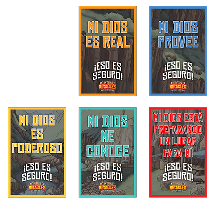 Mountain of Miracles VBS Power Point Poster (set of 5) | Spanish