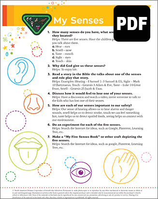 Multilevel My Senses Award - PDF Download