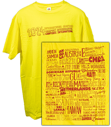 2024 Countries T-Shirt Yellow