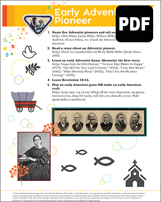 Builder Early Adventist Pioneer Award - PDF Download