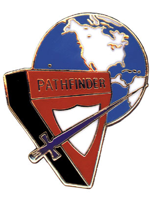North American Division Pathfinder Logo Pin