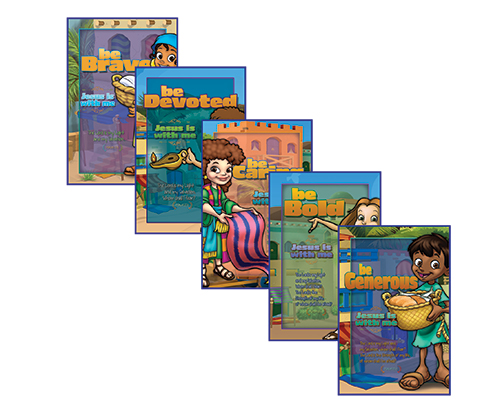 Heroes VBS Daily Action Point Posters (Set of 5)
