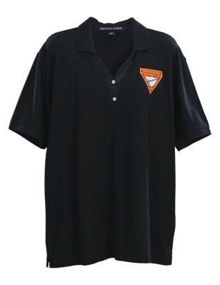 Camisa Negra Deportiva para Damas  | Logo Conquistadores bordado