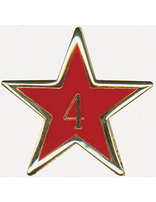 Estrella de Años de Servicio - Cuatro Años