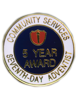 ACS 5 Year Service Award Pin