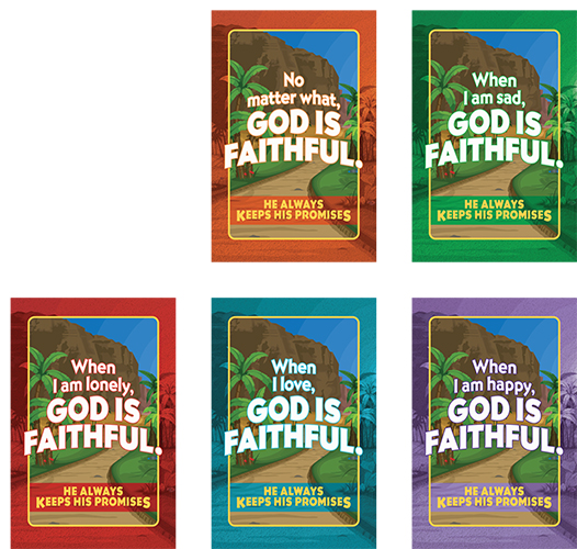 Fiercely Faithful VBS Resting Point Posters