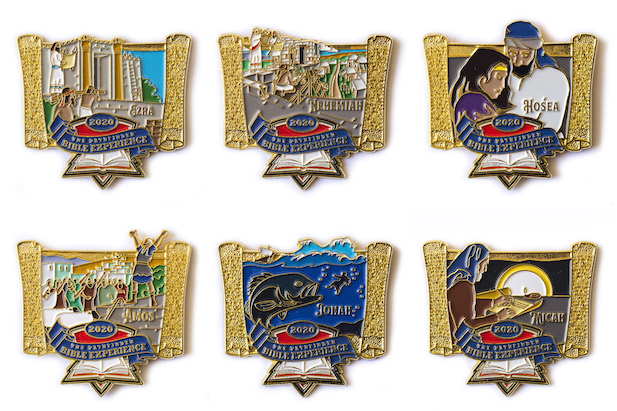 2020 Pathfinder Bible Experience Pins (set of 6)