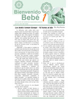 Welcome Baby -- Newsletters for Individual Family (Spanish)