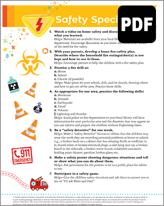 Busy Bee Safety Specialist Award - PDF Download