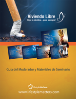 (Spanish) Living Free - Quit Nicotine...for Good Facilitator Guide/Notebook