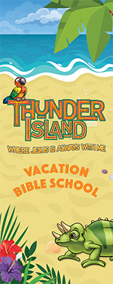 Thunder Island VBS Tripod Banner