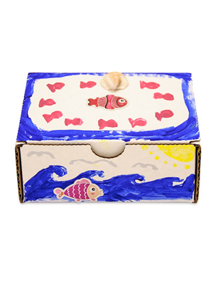 Investigation Station VBS Day 4 Craft 'Clam & Box'  (Package of 10)