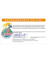 Hope for Humanity ID Cards (Spanish)