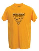 Pathfinder Youth T-shirt with Triangle (Gold)