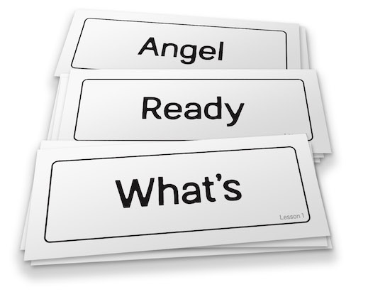Pre K-2 Word Cards - Three Angels Curriculum