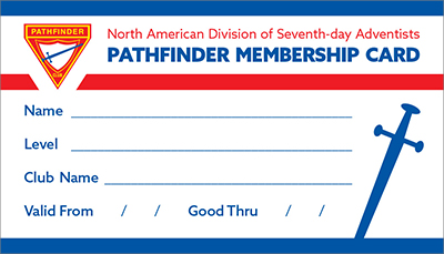Pathfinder Club Membership Card (25)