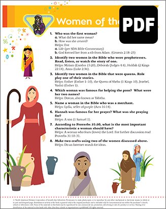 Multilevel Women of the Bible Award - PDF Download