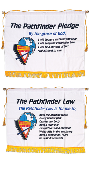 Pathfinder Pledge & Law Banners