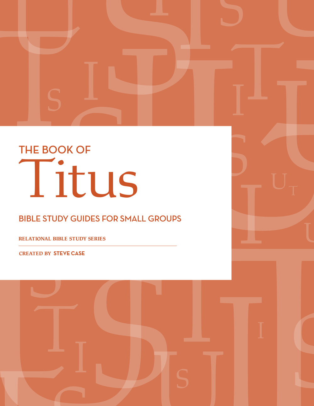Titus Relational Bible Studies – PDF Download