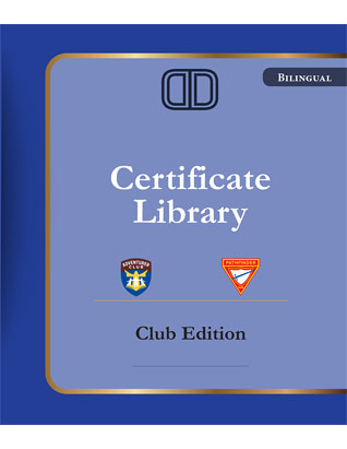 Certificate Library on USB - Club Edition
