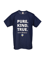 Adventurer T-shirt: Pure Kind True (Blue)