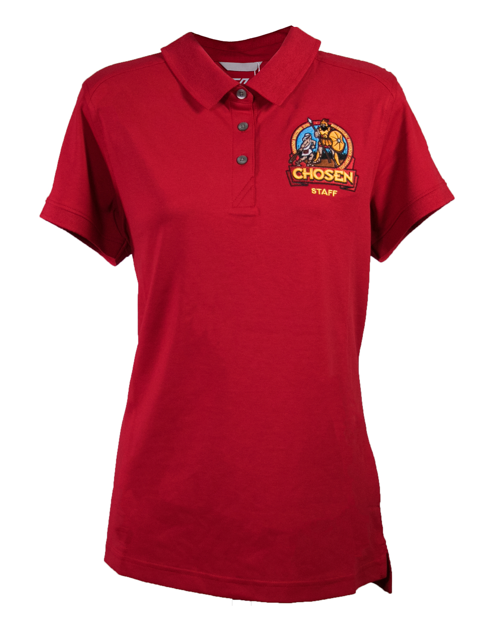Camisa roja deportiva para damas | Chosen (para el personal)