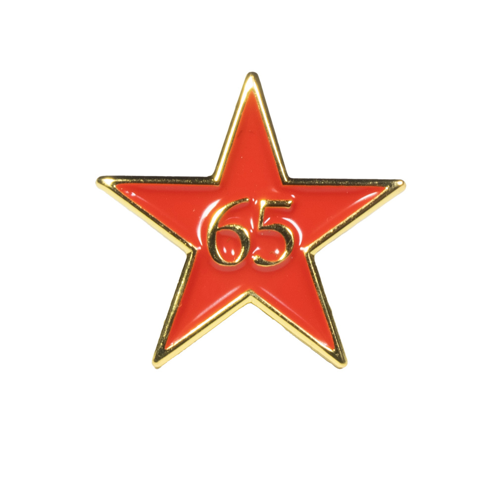 Service Star Pin - Year Sixty Five