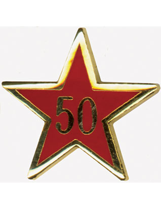 Service Star Pin - Year Fifty