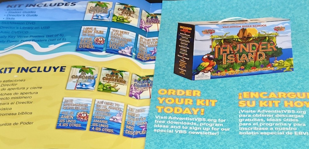 Thunder Island VBS Brochure