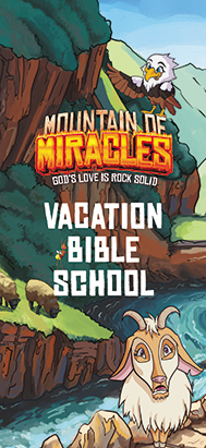 Mountain of Miracles VBS Tripod Banner