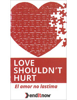 El amor no lastima - Paq. de 100 folletos