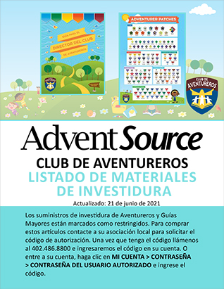 Adventurer Order Form | Spanish (Download PDF)