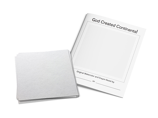 1C.4  K-2 Year C - God Created Continents! Watercolor Kit